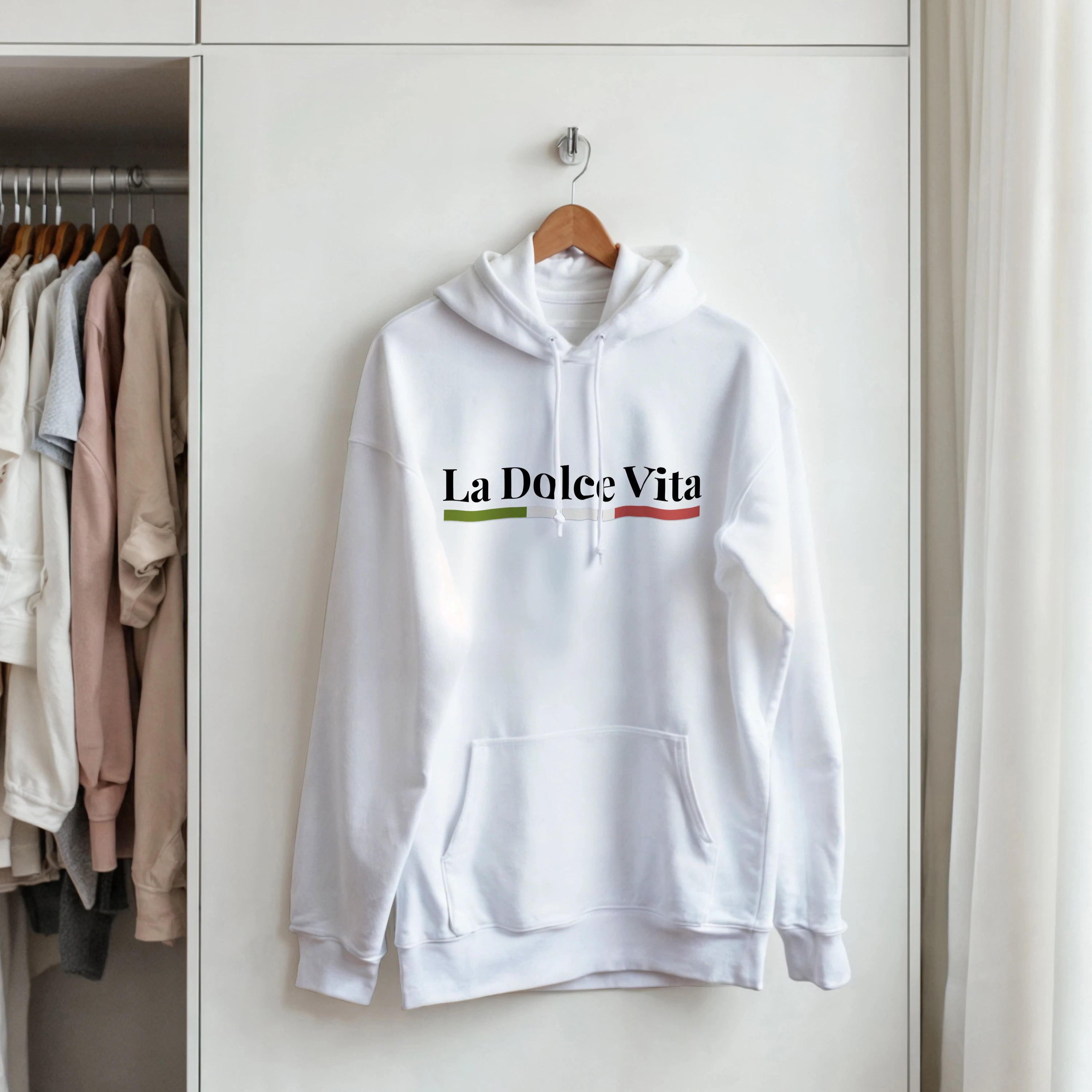 La Dolce Vita Hoodie | Italian Quote Sweatshirt
